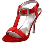 Martinez Valero Lyra Big Jeweled Buckle Platform Sandal