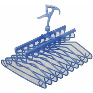 【クリックで詳細表示】レック フリーグリップ10連ハンガー W-306