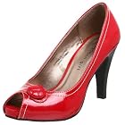 Madden Girl Women's Finallyy Open Toe Pump