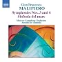 Gian Francesclo Malipiero: Symphonies Nos. 3 & 4; Sinfonia del mare
