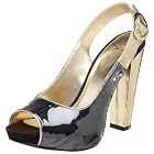 Due Farina Wet Sling Peep Toe Pump