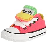 Converse Toddler/Junior Chuck Taylor Double Tongue OX Lace-Up