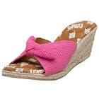 MUK LUKS Women's  Sophia Tied Solid Open-Toe Wedge