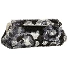 Jessica McClintock Sequins & Satin Frame Clutch