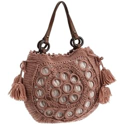 ニットサークル編みバッグSALE￥1,827
