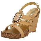Apepazza Women's Mulan Embellished Footbed Wedge