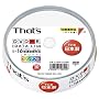 ���z�U�d�� That's DVD-R�f�[�^�p 16�{��4.7GB �v�����^�u�� �X�s���h���P�[�X10���� DR-47WPY10BN