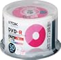 TDK �f�[�^�p DVD-R 1-16�{���Ή� �z���C�g���C�h�v�����^�u�� 50�� �X�s���h�� DR47PWC50PU
