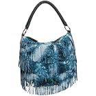 SONDRA ROBERTS NEW YORK Santorini Fringe Tie-Dye Hobo