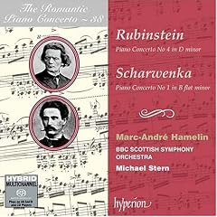 Rubinstein: Piano Concerto No. 4; Scharwenda: Piano Concerto No. 1 [Hybrid SACD]