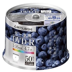 �O�H���w���f�B�A DVD-R(Data)1��L�^�p4.7GB16�{���Ή�50���X�s���h��50P(�z���C�g)���C�h����G���A DHR47JP50H2