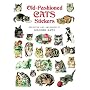 Old-Fashioned Cats Stickers: 93 Full-Color Pressure-Sensitive Designs