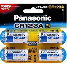 Panasonic �J�����p���`�E���d�r3V(4��) [CR-123AW/4P]