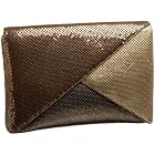 Whiting & Davis Retro Multi Compartment Clutch