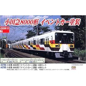 【クリックで詳細表示】Nゲージ A3784 小田急8000形 「ギャラリー号」 6両セット