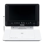 TOSHIBA ポータロウ 9V型ワイドポータブルDVDプレーヤー ワンセグ録画対応モデル SD-P93DTW シェルホワイト