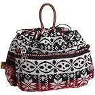 [カシュ カシュ] スノー柄ツィード巾着BAG IN BAG