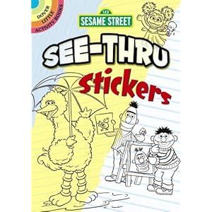 【クリックで詳細表示】Sesame Street See-Thru Stickers (Sesame Street Stickers) [ペーパーバック]