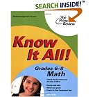 Know It All! Grades 6-8 Math (State Test Prep Guides)