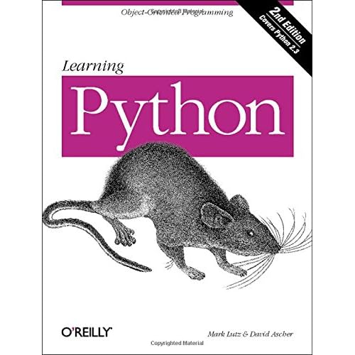 Learning Python, by Lutz, 2nd Edition by Lutz, Mark, Ascher, David