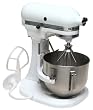 Factory-Reconditioned KitchenAid RRK5AWH 5-Quart Mixer, White