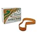 Alliance(R) Pale Crepe Gold™ Rubber Bands In 1/4 Lb. Box, #107 7in. x 5/8in., Box Of 15