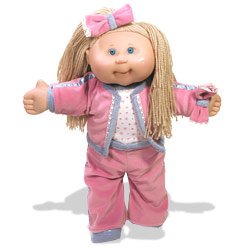 Cabbage Patch Kids: Blonde Girl in Pink Sweat Suit by Cabbage Patch