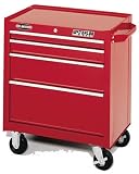 Waterloo PMX2704 Red 26" 4-Drawer Ball-Bearing Tool Cabinet with Tri-channel Construction