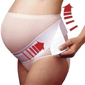 Leading Lady Maternity Belt Style 1712 in White. by Leading Lady