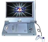 BNI 301 -  3 in 1 Portable 7" LCD DVD Player with TV Tuner - Silver