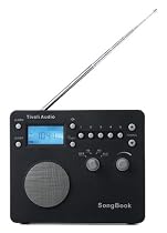 The Retro Thing Gadget Emporium - Tivoli Audio SongBook AM / FM Alarm Clock Travel Radio, Black