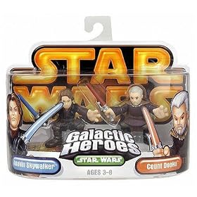 Star Wars E3 2 Pack Jf05 Dooku and Anakin by Hasbro