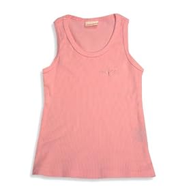 Ave.blu - Toddler Girls 2T 4T Ribbed Tank Top with Emboidered Logo, Pink by AVE BLU