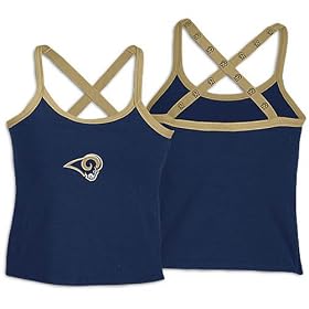 Rams College Concepts Women's NFL Foxy Girl Tank by College Concepts