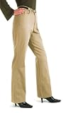 Lee Jeans Womens Plus Belted Plain Front Bootcut Pant