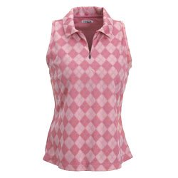 adidas ClimaCool 2-Tone Argyle Top with Built-in Bra by adidas