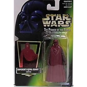 Star Wars Power of the Force Emperor's Royal Guard with Hologram Green Card Action Figure with Force Pike Collection 3 by Kenner by 