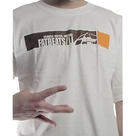 FAT BEATS - LA - White T-shirt by BigBoyMusic