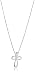 Sterling Silver Eternity Cross Pendant, 18