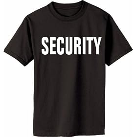 SECURITY T-Shirt - BLACK by Anvil by Anvil