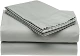 275-Thread-Count 100-Percent Cotton Sateen Twin Sheet Set, Sage