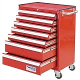 Powerlift Rolling Tool Chest 7-Drawer Red