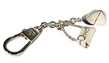 GUCCI Creme/Off White Purse HandBag Hat KeyChain Key Chain - Jade Boutique
