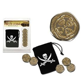PIRATE COINS AND POUCH by Boo Factory