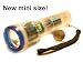 Diamond Gen V Mini Size 6" Shake Flashlight - 60 Minute No Battery Flashlight, Clear Case