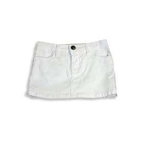 Ave.blu - Toddler Girls Corduroy Mini Skirt, White by AVE BLU