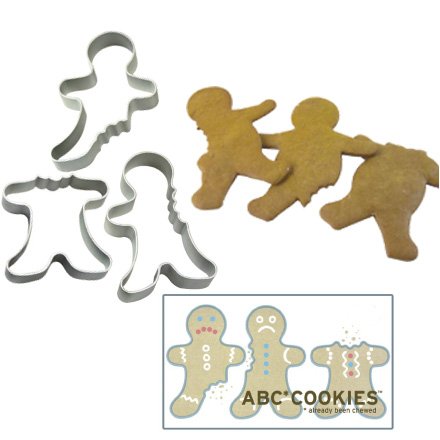 Bitten Gingerbread Cookier Cutters