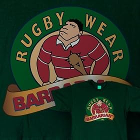 Barbarian Rugby Wear - rugby tshirt by Barbarian Rugby Wear