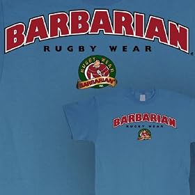 Barbarian Rugby Wear - rugby tshirt by Barbarian Rugby Wear