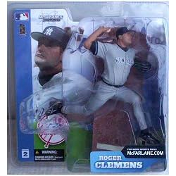 Roger Clemens Action Figure [2000 Yankees Grey Uniform] by McFarlane Toys